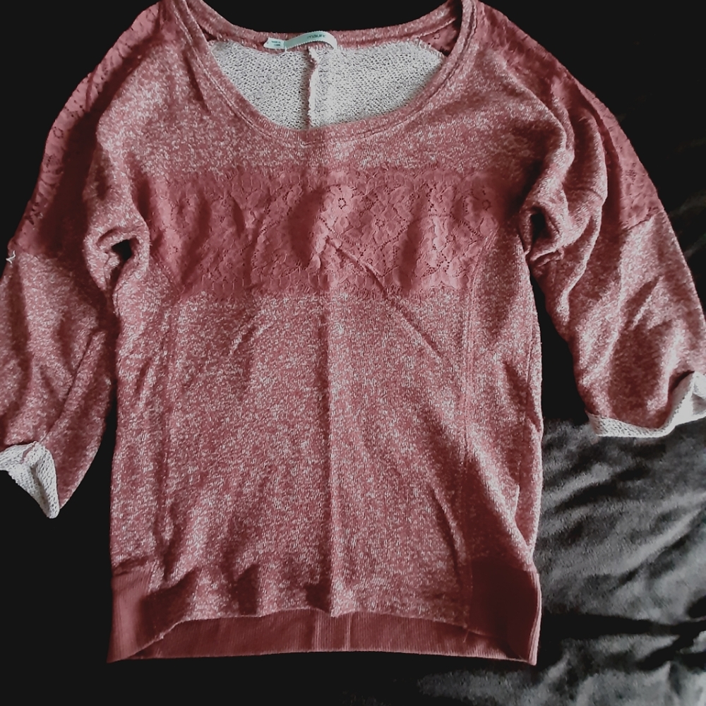 Maurices Lace Sleeved Top